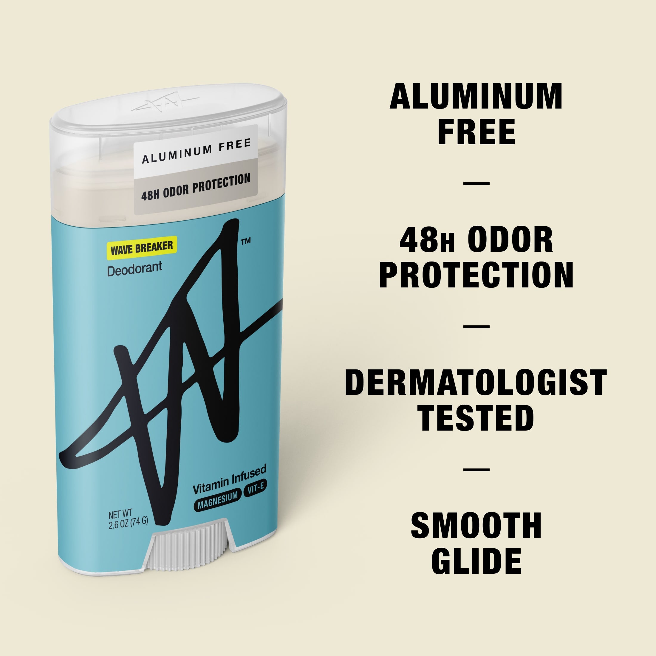 Aluminum Free Deodorant - 2pk - Wave Breaker