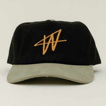Chain Stitch 5 Panel Hat (Matcha)