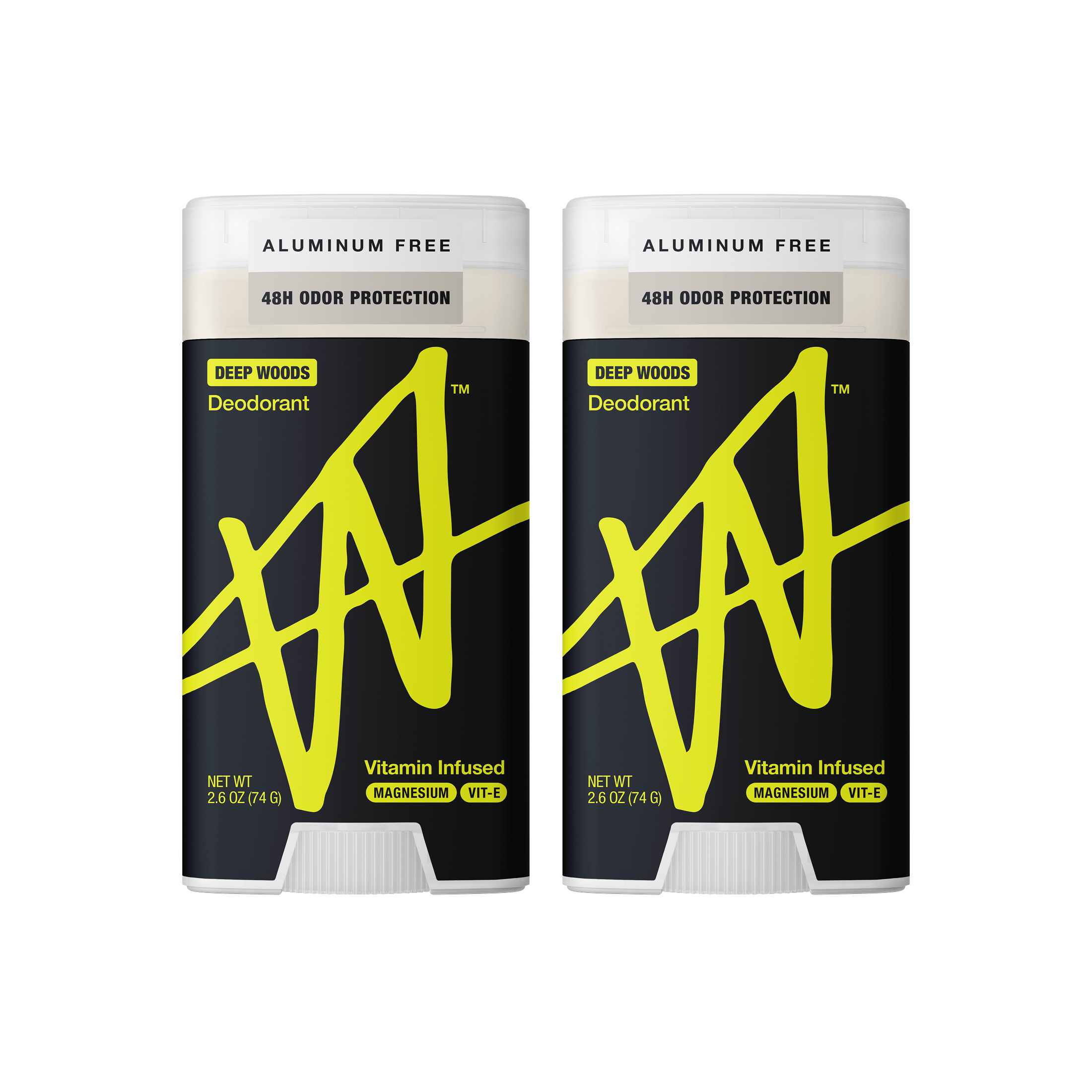 Aluminum Free Deodorant - 2pk - Deep Woods