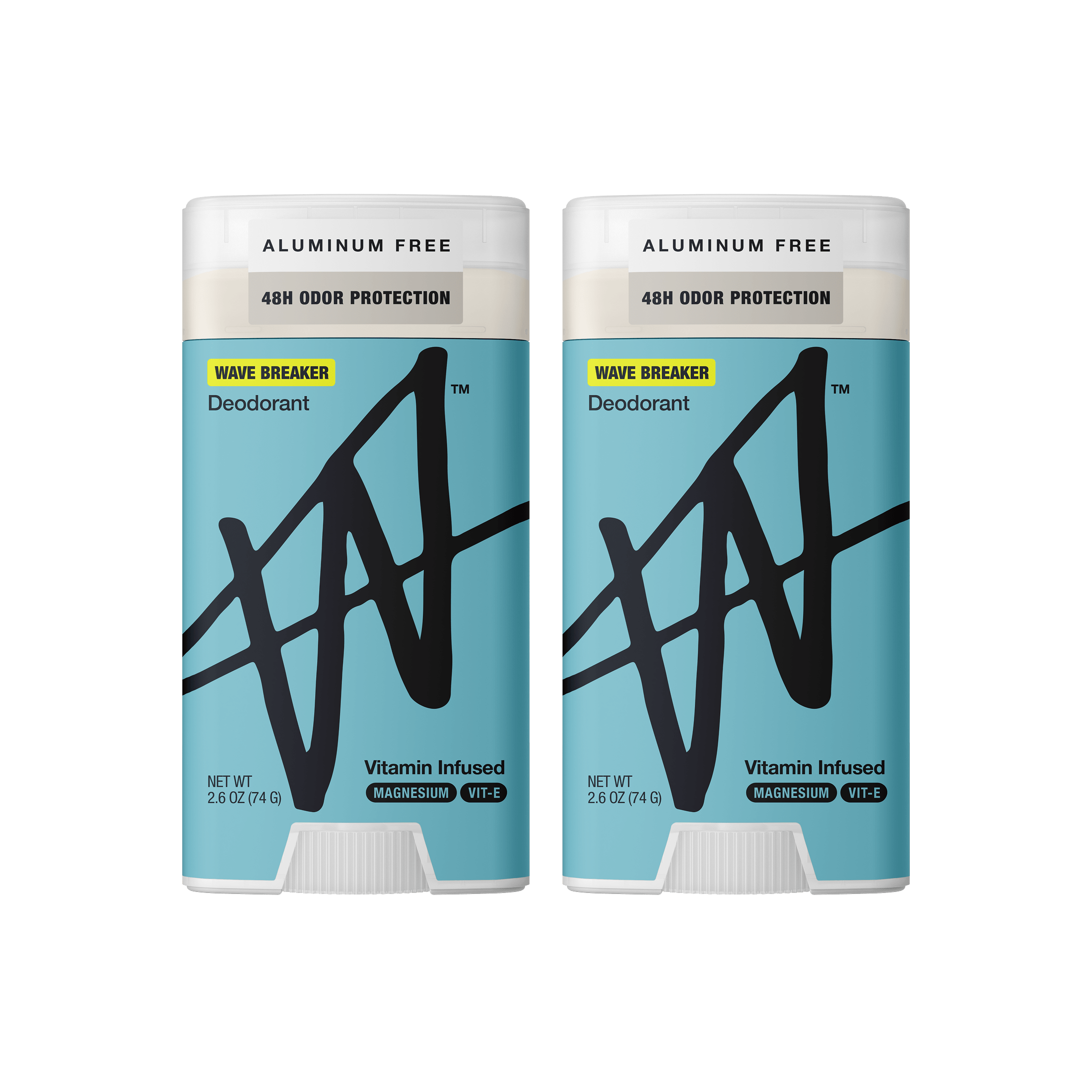 Aluminum Free Deodorant - 2pk - Wave Breaker