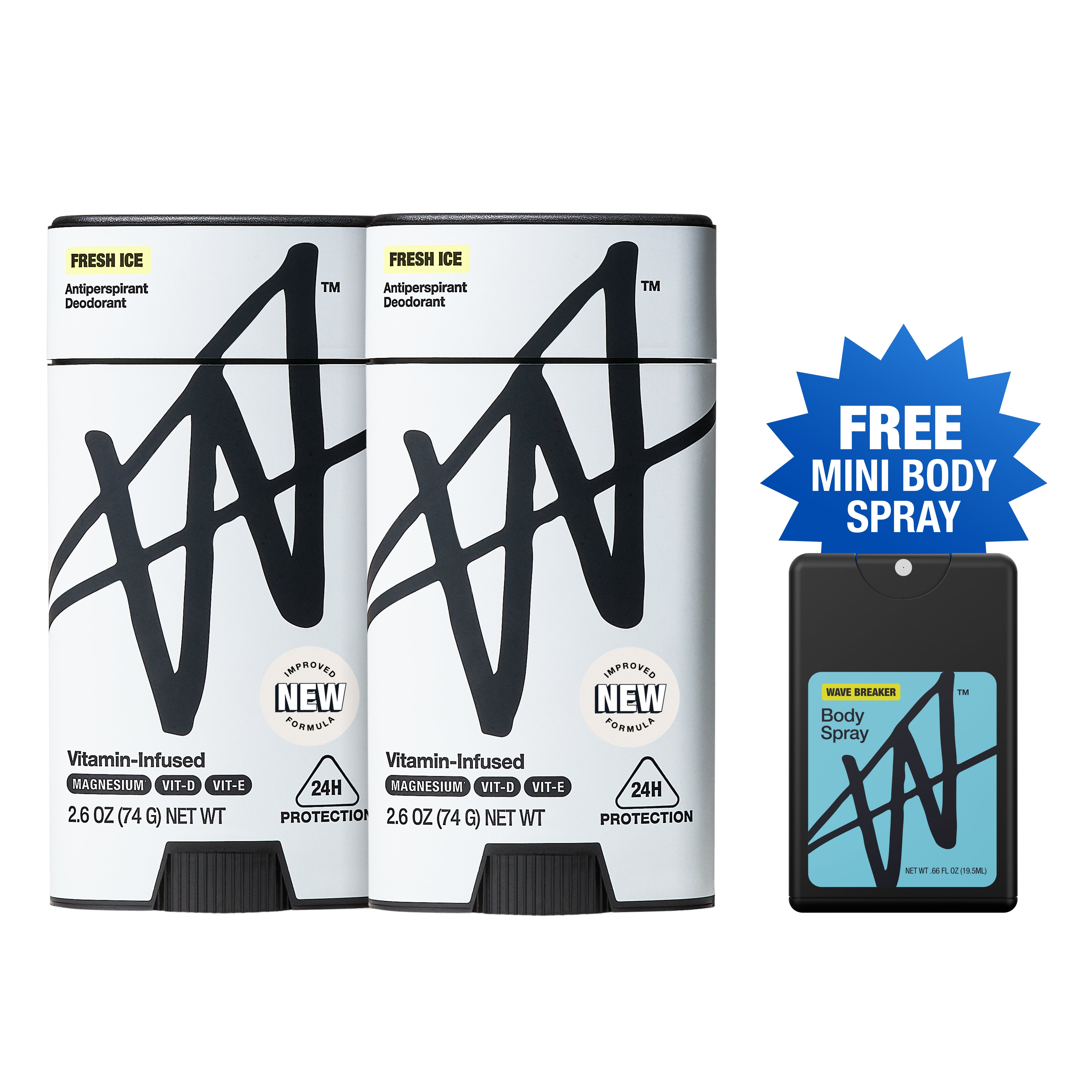 Antiperspirant Deodorant - Duo - Fresh Ice