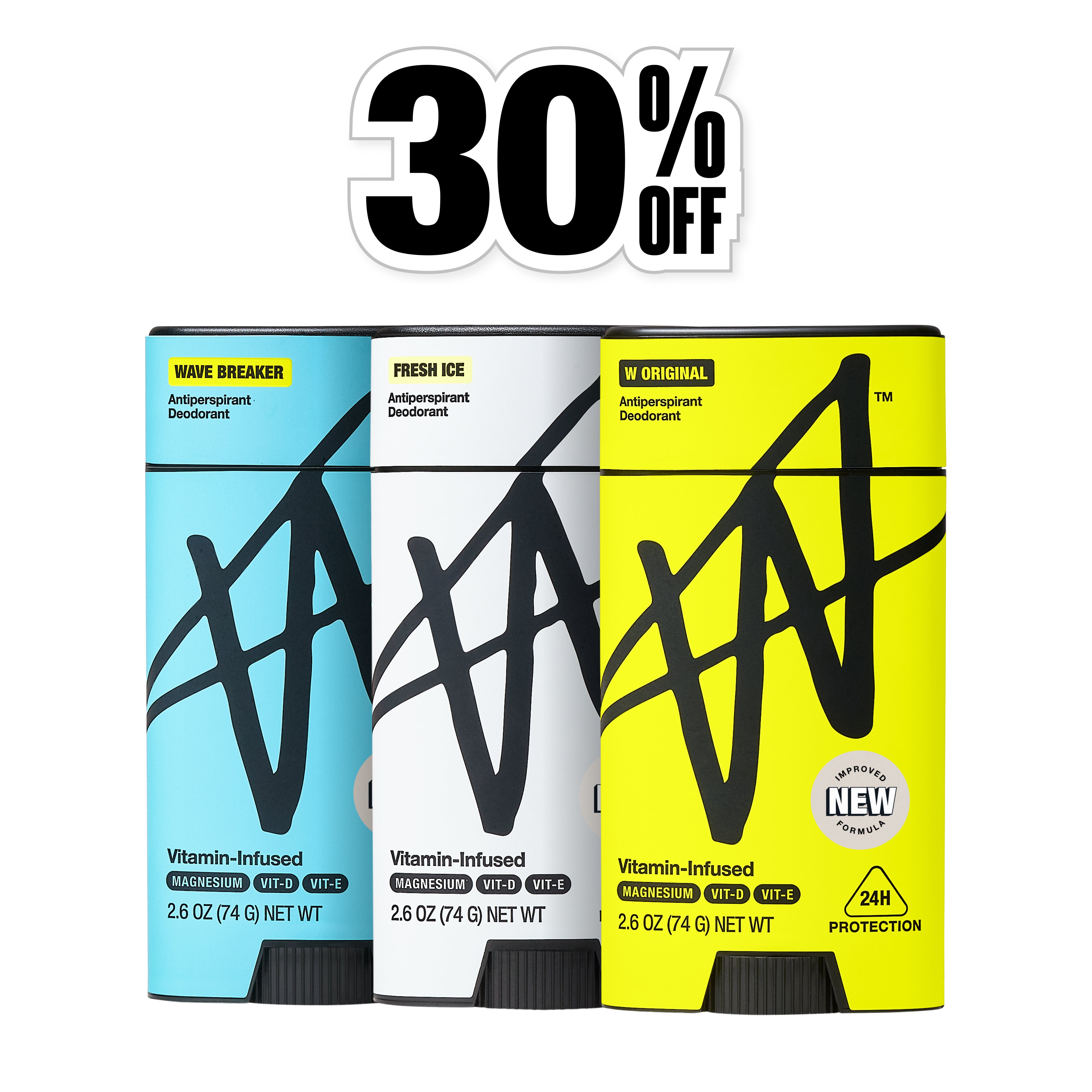 Antiperspirant Deodorant - Variety Pack