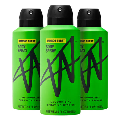 Bamboo Burst Body Spray Trio