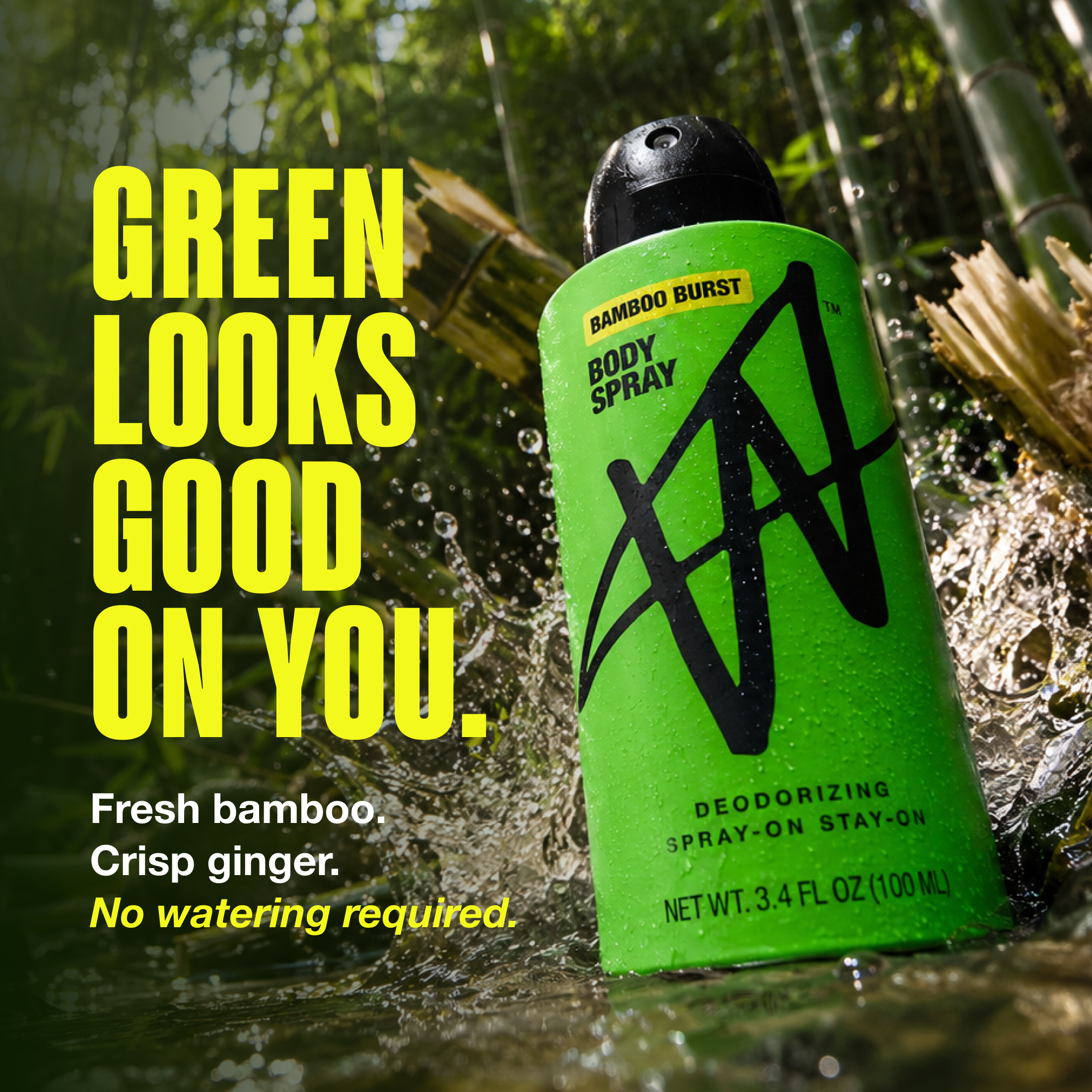 Bamboo Burst Body Spray Trio