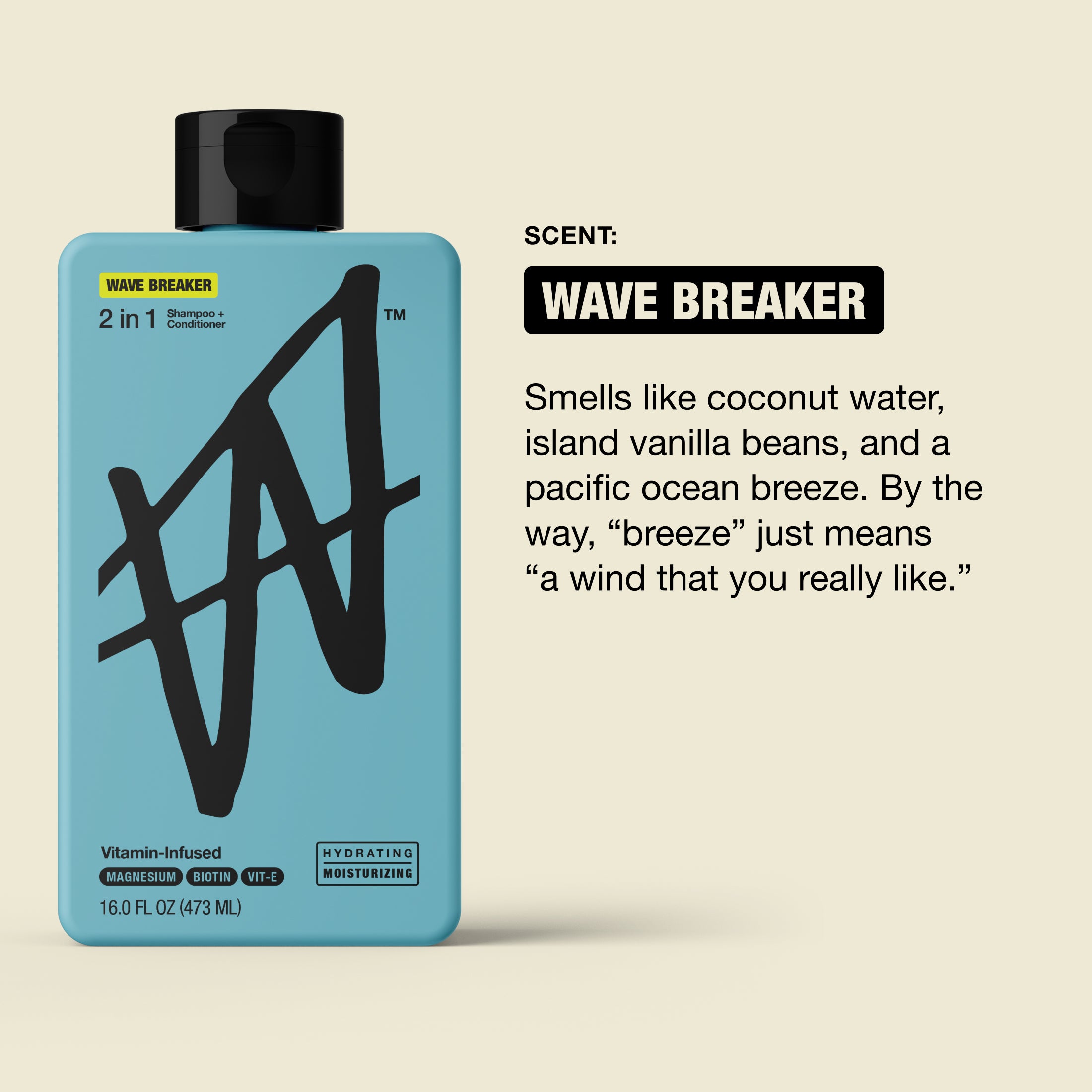 WAVE BREAKER 2IN1 SHAMPOO & CONDITIONER