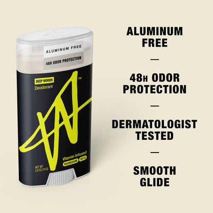 Aluminum Free Deodorant - 2pk - Deep Woods
