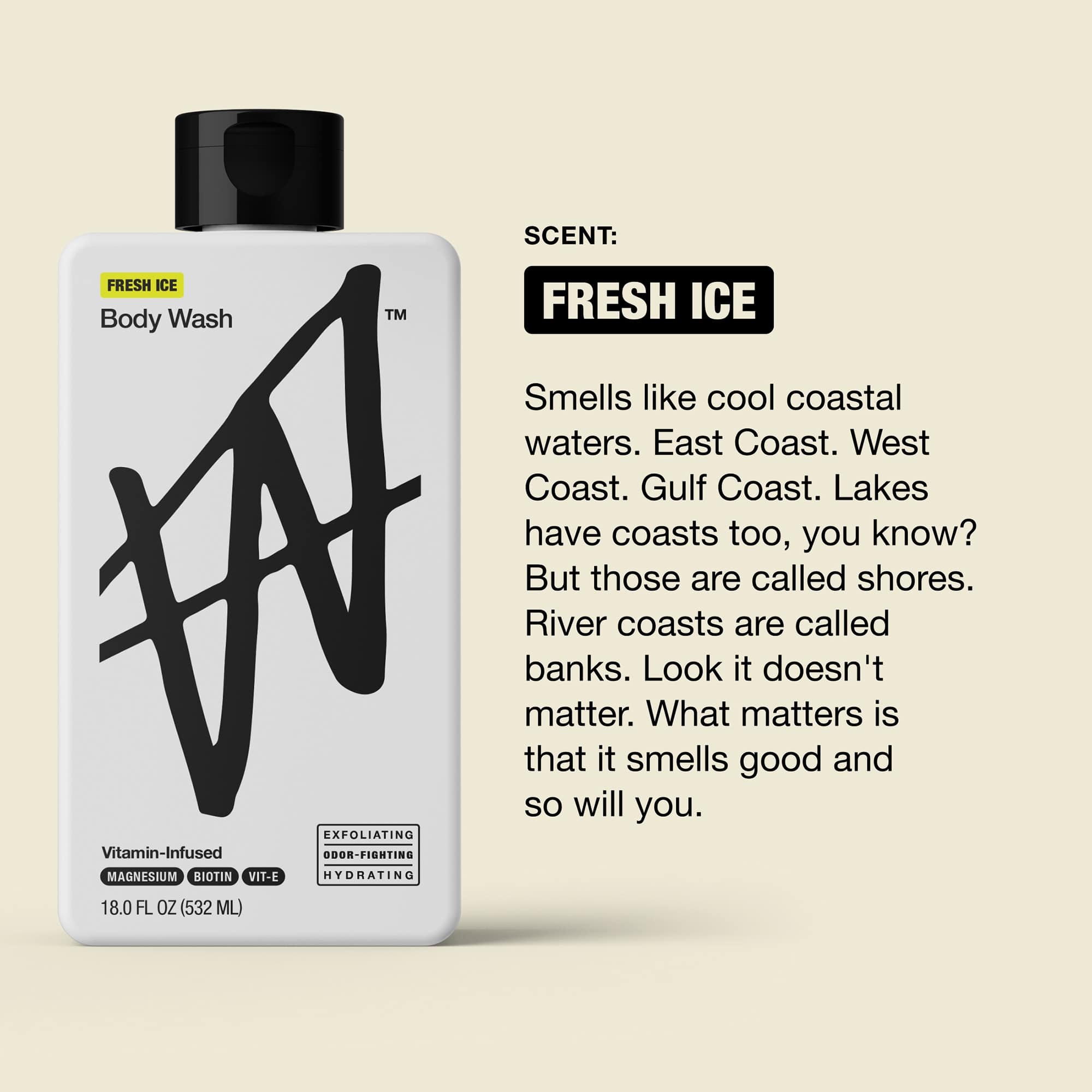 FRESH ICE BODY WASH
