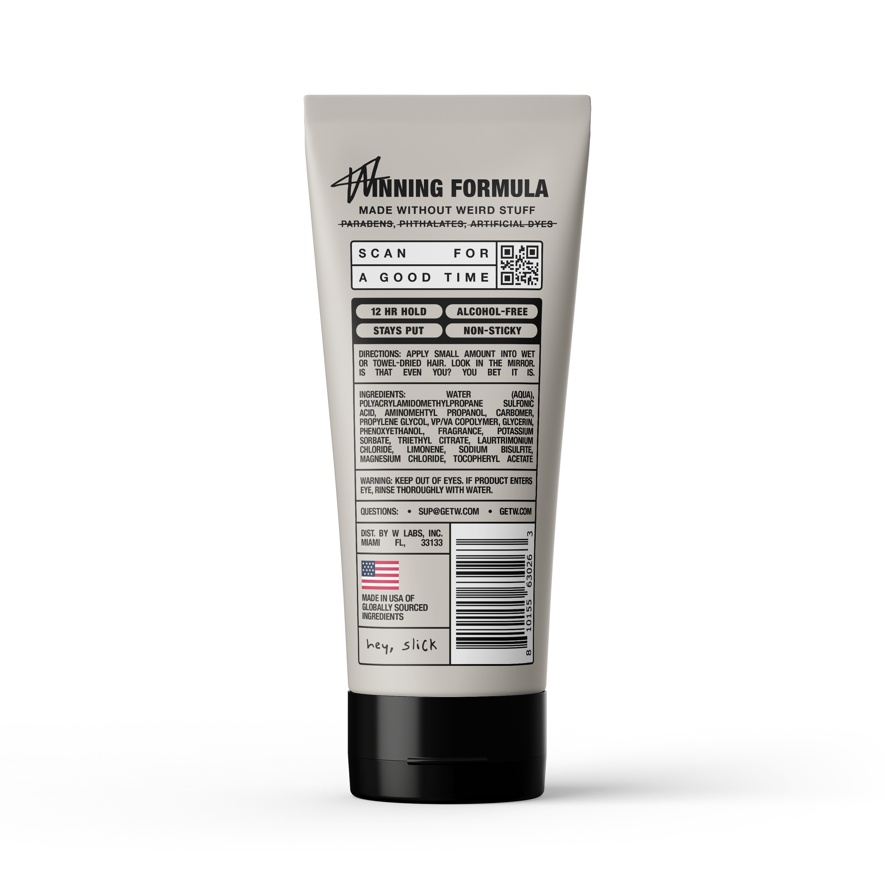 Medium Hold Hair Gel